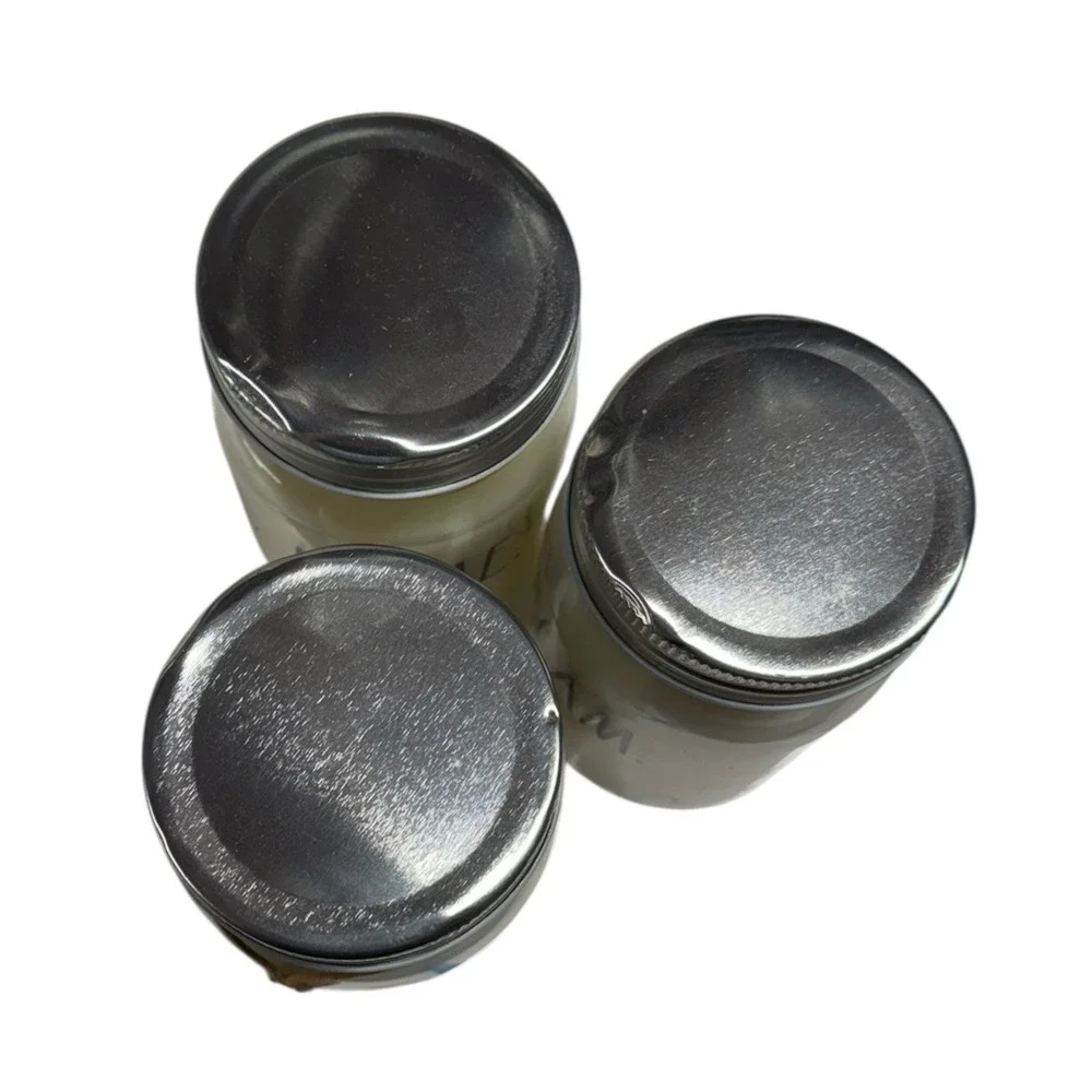 Rae Dunn 3 CALM HOME DREAM Rain‎ Gardenia10oz Scented Jar Candles WP72Q